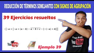 🔴 👉 Reducción De Términos Semejantes CON PARÉNTESIS CORCHETES Y LLAVES 💥 FÁCIL Para PRINCIPIANTES [upl. by Farand]