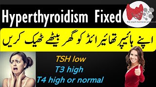 Fix your Hyperthyroid Naturally High T3 Low TSH [upl. by Mastic928]