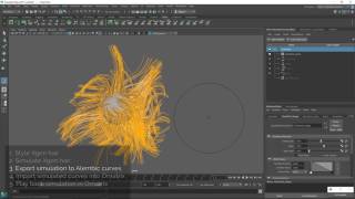 Ornatrix Maya Export XGen simulation to Ornatrix [upl. by Alviani]