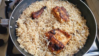 SUPER EASY FISH PILAU RICE HOW TO COOK FISH PILAU RICE RECIPEPULAO RICE RECIPE viral [upl. by Ut363]