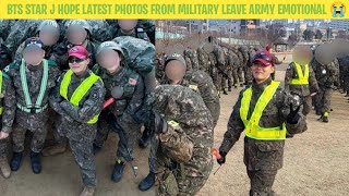 BTS STAR J Hope Latest Photos From Military Leave Army Emotional 😭 [upl. by Kinnard]