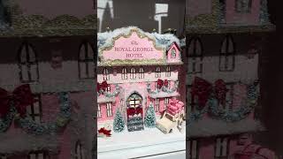 Cody Foster 1425quot The Royal George Hotel Vintage Inspired Putz Christmas House HOU390 [upl. by Prichard]