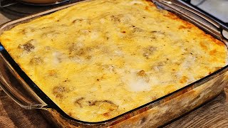 Это очень вкусно КАРТОФЕЛЬНАЯ ЗАПЕКАНКА С ФАРШЕМ Вкусная и ароматная КАРТОШКА С ФАРШЕМ В ДУХОВКЕ [upl. by Airetnahs]