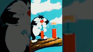 Tweety bird youtubeshorts cartoon explosion sylvester looneytunes funny funnymemes tweety [upl. by Eiser]