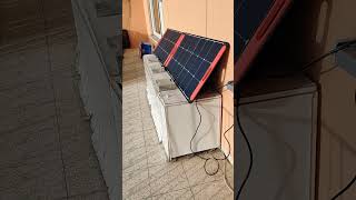 Jackery Solar Saga 100 charging my power Station [upl. by Birdt143]