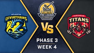 SMITE Pro League Phase 3 Week 4 Tartarus Titans vs Atlantis Leviathans [upl. by Mandler]