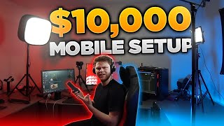 10000 Mobile Gaming Stream Setup  Room Tour [upl. by Isdnil]