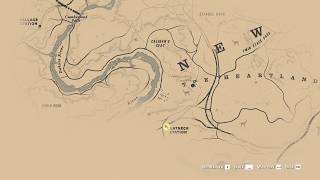 RDR 2 Get a Gold Bar and the Tresor des Morts Map preOrder only from Limpany [upl. by Aenotna936]