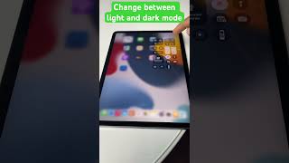 iPad change between light and dark mode [upl. by Atena]