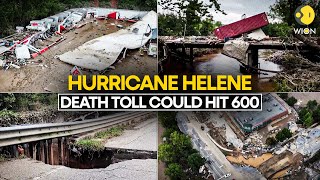 Hurricane Helene At Least 130 People Dead With Communities ‘Wiped Off The Map’  WION Originals [upl. by Akinyt]