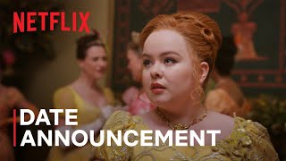 Bridgerton Season 3  Date Announcement  Netflix [upl. by Kcam]