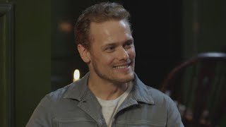 Outlander Star Sam Heughan Spills on Those Steamy Season 4 Scenes Exclusive [upl. by Mayor816]