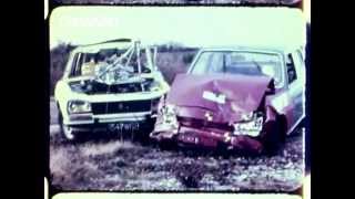 1973 Peugeot 504 Into Peugeot 504  CartoCar Crash Test  NHTSA  CrashNet1 [upl. by Aneehsak]