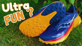 Saucony Xodus Ultra 3  THE Ultra Trail Shoe  First Impressions [upl. by Kubiak]