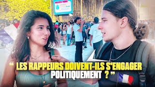 Un Rappeur doitil exprimer son AVIS POLITIQUE  🤔 Microtrottoir à Marseille🎤 [upl. by Suravat]