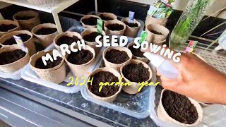 Which seeds did l plant in March seeds to sow in March Eden View Living [upl. by Faso]