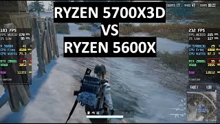 PUBG Ryzen 7 5700X3D vs 5 5600X  RTX 2060 Super [upl. by Emilia783]