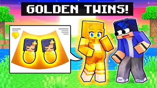 Im PREGNANT with GOLDEN TWINS In Minecraft [upl. by Rothmuller]