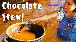 Oaxacan Mole Negro  THE MOST MYSTERIOUS Mexican Food in Oaxaca Village Mexico [upl. by Yuzik]