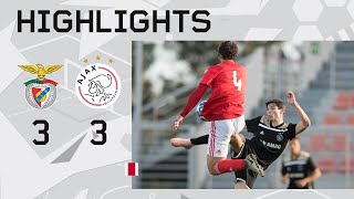 Highlights Benfica O19  Ajax O19  UEFA Youth League [upl. by Earehs]