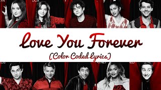 Joshua Bassett Cast of HSMTMTS  Love You Forever Color Coded Lyrics HSMTMTS THE FINAL SEASON [upl. by Norven]