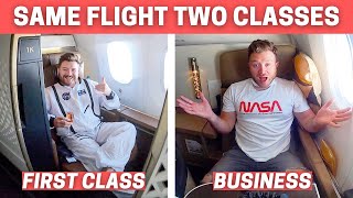 Reviewing TWO Classes on the SAME Etihad Flight First amp Business Class [upl. by Samohtnhoj]