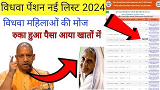 पेंशन कैसे चैक करें। विधवा पेंशन सूची देखें 202425Vidhwa Pension list onlineWidow pension check [upl. by Ewall176]