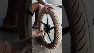 bike front wheel full servicing athome [upl. by Yank]