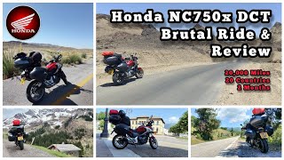 Honda NC750x DCT  The Ultimate Review Owners Brutal Review [upl. by Ymmac]