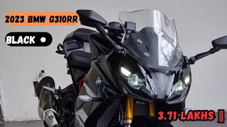 2024 BMW G310RR 20 E20 Black Colour walkaround review 🔥 🔥 [upl. by Xyla245]