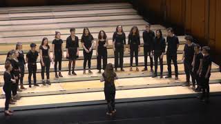 Kammerchor Gymnasium LeonhardSchweiz Solvejgs Lied  EJCF Basel 2018 [upl. by Higgins]