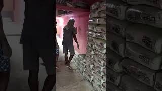 DSP DALMIA CEMENT 500 BAGS UNLOAD BABA MANIKESWAR TRADERS [upl. by Ddene]