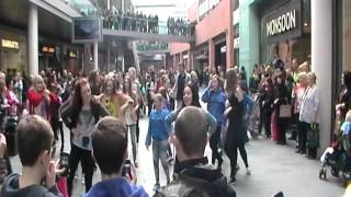 FLASH MOB LIVERPOOL ONE AFA AND KCC  LOWER VIEW POINT [upl. by Aicirtel314]