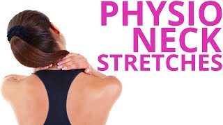 Physio Neck Exercises Stretch amp Relieve Routine [upl. by Artiek80]