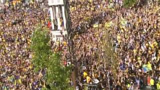 Ola pour lASM place de Jaude 30 mai 2010 Le Brennus à ClermontFerrand [upl. by Behre129]