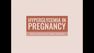 Hyperglycemia in pregnancy [upl. by Rosinski]