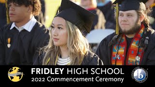 Fridley High Schools 64th Commencement Class of 2022 [upl. by Eninahs134]