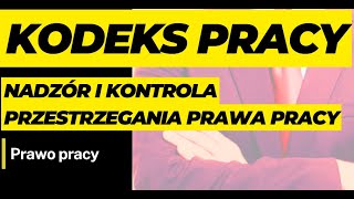 Kodeks pracy Nadzór i kontrola przestrzegania prawa pracy prawo pracy Polish labor law [upl. by Aritak754]