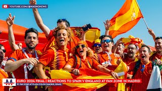 🇪🇸 EURO 2024 FINAL ⚽️ Spain v England  Celebration at Plaza Cibeles Madrid July 14 2024 LIVE [upl. by Madelon944]