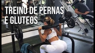 TREINO DE PERNAS E GLÚTEOS NA ACADEMIA [upl. by Damick617]