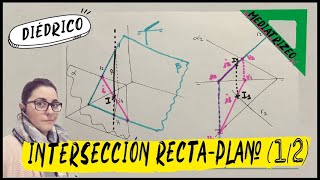 Intersección rectaplano 1ª parte [upl. by Wilson]