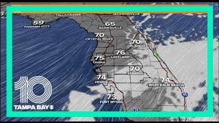 Tampa Bay Forecast Friday weather check  A little rain coming [upl. by Rissa]