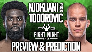 UFC Fight Night Chidi Njokuani vs Dusko Todorovic Preview amp Prediction [upl. by Leunammi616]