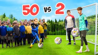 MECZ 2 YOUTUBERÓW vs 50 DZIECIAKÓW 🔥 [upl. by Uriisa]