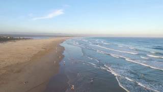 Jeffreys Bay at Sunset by Drone [upl. by Cirderf]