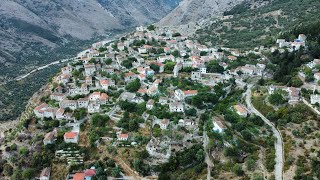 Qeparo – Fshati mistik i rivierës Joniane  Drone Footage 4k [upl. by Bathulda]