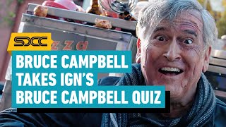 Bruce Campbell Takes IGN’s Bruce Campbell Quiz  Comic Con 2024 [upl. by Etnomed]