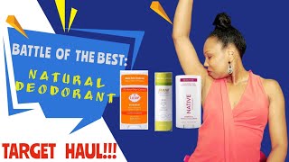 Best Natural Deodorants amp Target Haul  Lume vs Native vs Raw Sugar  Aluminum Free  What Works [upl. by Larimer255]