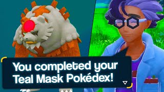 What Happens When You COMPLETE The Teal Mask Pokedex in Pokemon Scarlet amp Violet [upl. by Tannenbaum856]