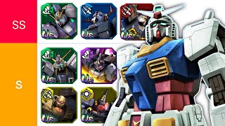 MOBILE SUIT GUNDAM UC ENGAGE  TIER LIST amp REROLL GUIDE New GUNDAM GAME [upl. by Jaquith139]